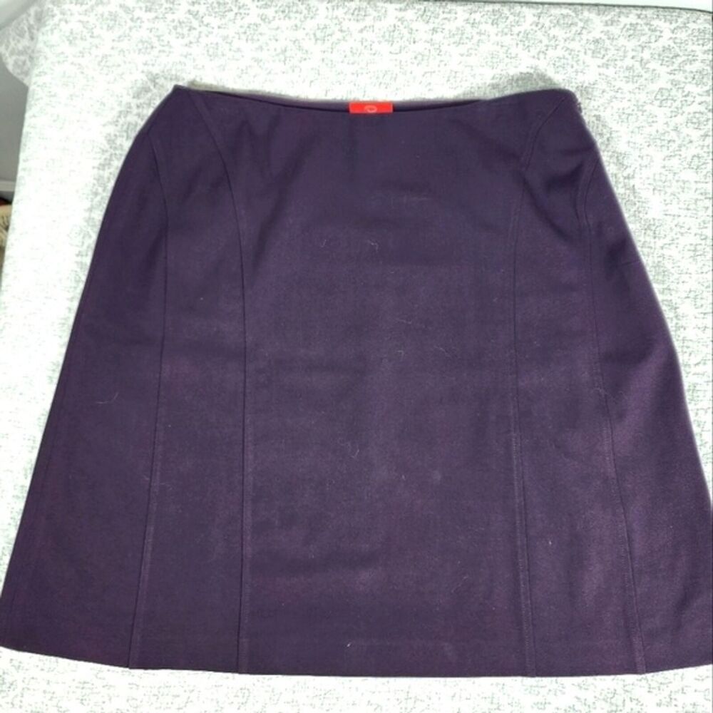 Women's Purple Oscar De La Renta Skirt Size 16